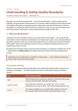 External Boundaries